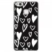 TPU1P9LITELOVE2 - Coque souple pour Huawei Ascend P9-Lite avec impression Motifs Love coeur 2