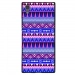 TPU1XA1ULTRAAZTEQUEBLEUVIO - Coque souple pour Sony Xperia XA1 Ultra avec impression Motifs aztèque bleu et violet