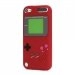 TPUGAMEBOYTOUCH5ROUGE - Coque souple rouge aspect Game Boy pour iPod Touch 5