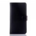 WALLETMEIZUM2NOIR - Etui type portefeuille noir pour Meizu M2-Note avec rabat latéral articulé fonction stand