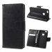 WALLETP10LITENOIR - Etui type portefeuille noir pour Huawei P10-Lite avec rabat latéral fonction stand