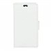 WALLETXPC4BLANC - Etui type portefeuille pour Sony Xperia C4 coloris blanc avec rabat latéral articulé fonction stan