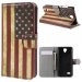 WALLETY5USAVINTAGE - Etui portefeuille motif USA Vintage pour Huawei Y5 rabat latéral articulé